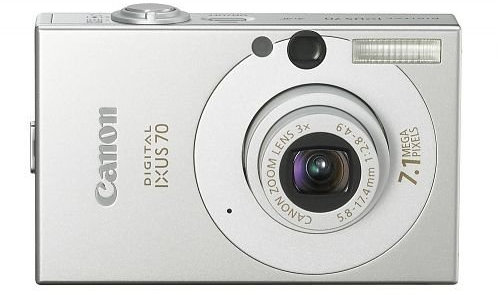 Canon IXUS 70 Compact Digital Camera 7.1 Megapixel, 3x Optical Zoom 2.5 LCD Silver (Renewed)