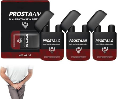 Biancat ProstaAir Dual-Function Nasal Inhaler,Biancat Prostavibe Bee Wellness Inhaler,Nasal Inhaler Stick,Improve Blood Circulation,Promote Prostate Health (3Pcs)