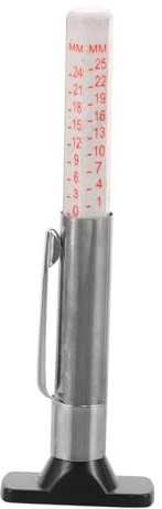 Medidor 0-25mm de Profundidad de Neumáticos de Plástico para Banda