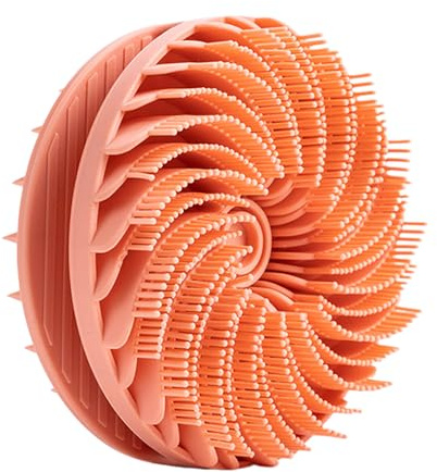 Spazzola per doccia, spazzola per il corpo,Scrubber per il corpo in | silicone luffa - Spazzola da bagno rotante innovativa 2 in 1, doccia igienica, spugna di luffa, alternativa morbida spugna da