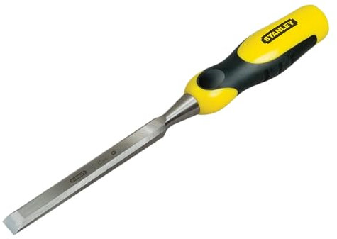 STANLEY 0-16-877 Scalpello per Legno Dynagrip, Giallo/Nero, 18MM