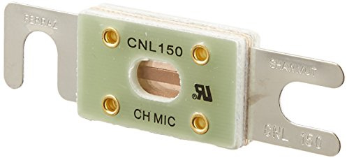 Mersen CNL GMG Forklift Truck Fuse, 80VAC/DC, 2.5kA AC/DC, 150 Ampere, 57/64 Diameter x 3-3/16 Length