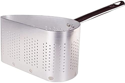 Pentole Agnelli Spicchio Colapasta 1/2 Singolo Alto, Argento, 38 cm