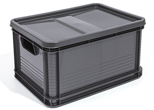 20 litri Lager Euro scatola impilabile Box contenitore con coperchio chiuso frutta Box Gewerbe Kiste Lager