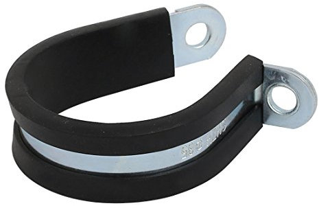 sourcing map 35mm Dmr. EPDM ausgekleidet R Form verzinktem Edelstahl Rohrschelle Kabelklemme DE de