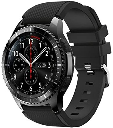 FunBand Armband kompatibel mit Samsung Galaxy Watch 3 45 mm, weiches Silikon, 22 mm, Ersatz-Sportarmbänder, kompatibel mit Samsung Gear S3 Frontier/Galaxy Watch 46 mm/Huawei Watch GT2 Pro, Silikon