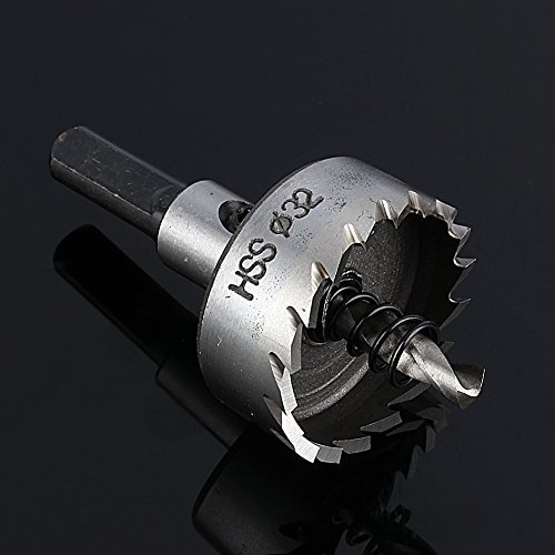 fresa legno 32mm,Corone perforazione, fragole 32 mm su tazza da marciapiede, seghe da trapano, punta da trapano per metallo