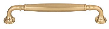 Top_Knobs Barrow Pull Color Honey Bronze 6 5/16 Length Grace Coll Traditional Transitional Bar Handle Kitchen Drawer Cabinet Door Dresser Bathroom Metal Handle Interior Home