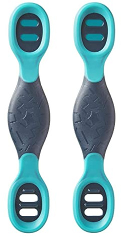 Tommee Tippee Smushee Esslernlöffel mit BACSHIELD ab 4 plus Monaten 2er Set BPA und BPS frei, mehrfarbig