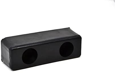 ZEROplus, Heavy Duty Rubber Door Buffer, Two Fixing Holes for Heavy Duty Fixings, Z115.1 (150mm). Black, Rubber