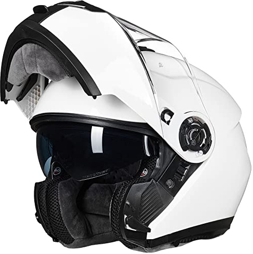 ILM Motorcykelhjälm hopfällbar hjälm helvisir ECE22.06, modell 159