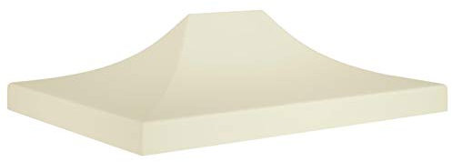 Partyzelt-Dach, MOONAIRY Ersatz Pavillondach, Dach Für Pavillon, Ersatzdach Pavillon, 4x3 m Creme 270 g/m²