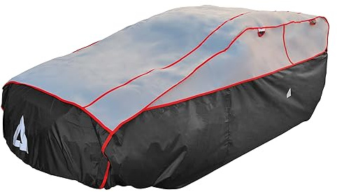 Autoabdeckung gegen Hagel, Vollgarage, wasserdicht, atmungsaktiv, staubdicht, Kratzfest und schneeresistent, Maße 400 x 160 x 120 cm