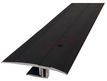 ufitec Profilsystem für Parkett- und Laminatböden - für Belagshöhen von 7-16 mm - viele Farben lieferbar (Übergangsprofil | 90 cm lang | 60 mm Breit, Bronze Dunkel)