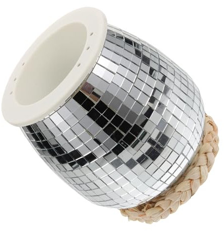 CAXUSD Hanging Disco Ball Decoration Disco Planter Pot Novelty Plant Container Modern Style Indoor Outdoor Decor Mirror Ball for Ferns