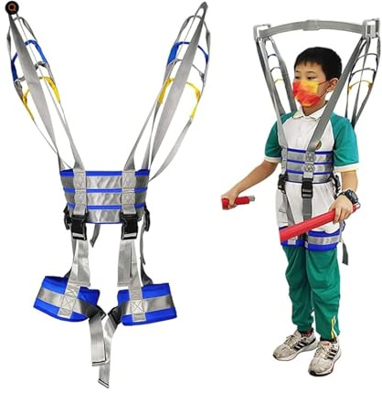 Gerrit Patient Full Body Lift Sling, Standing Walking Aids Divided Leg Sling Moving Assist Hoist Gait Belt Withstand A Tensile Strength of 180 Kg,for Elderly & Disabled (Color : C, Size : Medium)