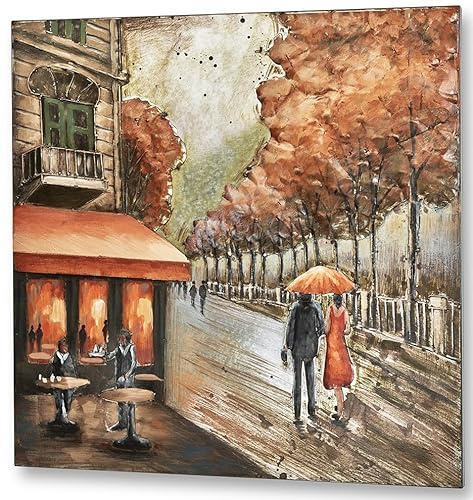 Kobolo Wandbild Wanddeko Metallbild 3D-Bild AUBURN XXL 90x90cm 90x90 cm