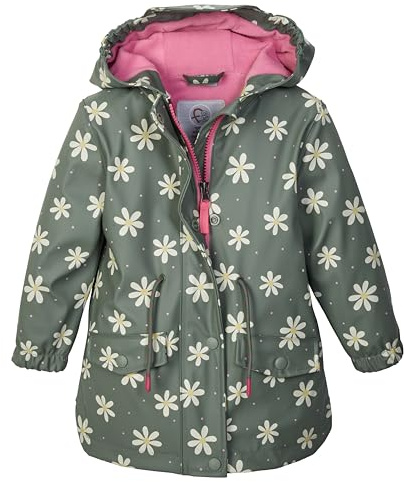 first instinct by killtec barn gummerad parka/regnjacka med huva FIOS 15 MNS CT, oliv, 86-92, 42902-000