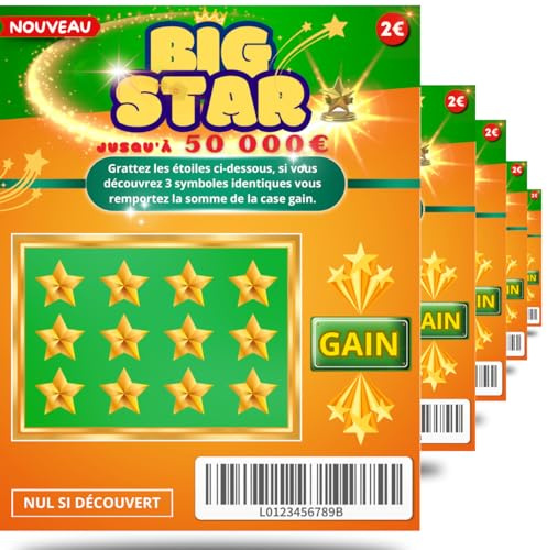 NOZHAM® 5 skrapkort graviditetsmeddelande - baby anländer - babymeddelande - original födelse tillkännagivande - biljett stor stjärna graviditetsmeddelande - farföräldrar - pappa - mormor - moster