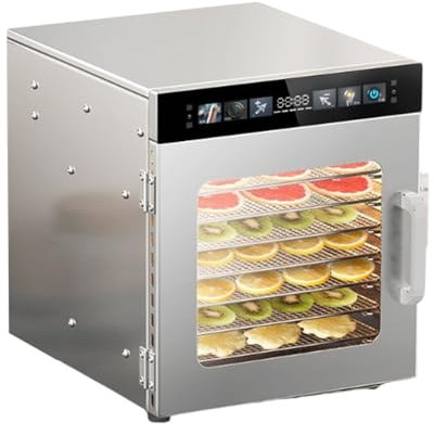 forplubossmmp Deshidratadores De Alimentos De 8/12 Capas, Máquina Secadora De Alimentos Eléctrica De 400 W/1000 W, Máquina Deshidratadora De Alimentos, Capacidad De Secado De 20 A 30 Kg,12-Layer