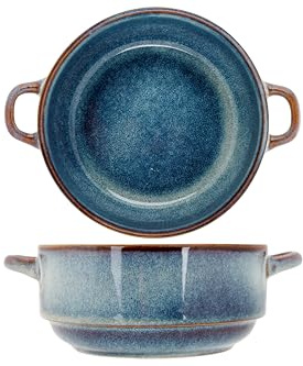 Cosy & Trendy Set med 4 skålar i sandsten jade, indigo, 0,8 l