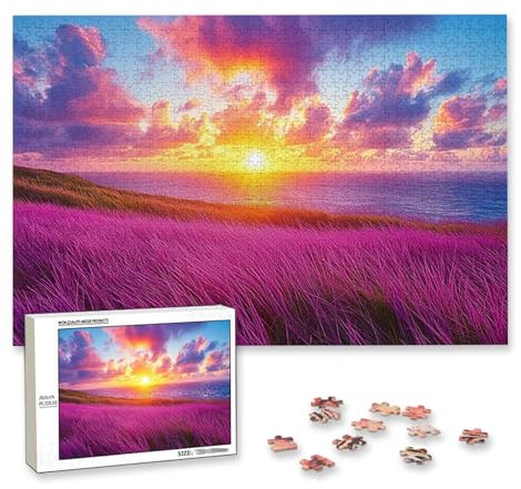 Personalisiertes Puzzle mit Eigenem Foto, Personalisiertes Puzzle 5000 Teile Erwachsene, Gestalte Selbst Holzpuzzle mit Bild, Fotopuzzle mit Benutzerdefiniertes Geschenkbox, für Geschenke, Deko, G-64