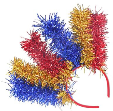 Javoryxh Lametta-Haarbänder, Cosplay, handgefertigt, Haar-Accessoires für Damen, Maskerade, Kopfschmuck, Karneval, Kunstdekorationen