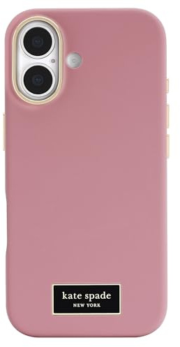 Kate Spade New York iPhone 17 Case - Compatible with MagSafe - Designer Phone Case - Icon Dusk Rose