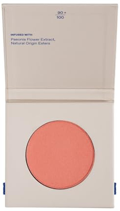 KORRES Natural Fresh Blush Warm Peach 02, ultra-cremiges Puder-Rouge mit samtiger Textur, Finish mit Satin-Touch für einen natürlichen Glow, mit Pfingstrosenblüten-Extrakt, vegan 4,5 g