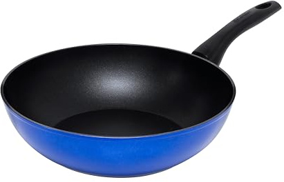 Aeternum Hawaiana Dream Padella Antiaderente, 24 cm, Blu e Nero NO INDUZIONE