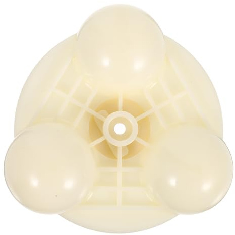 Healvian Piezas para rodillos de masaje: Cabezal de repuesto universal para rodillo de amasado - Mecanismo de masaje de 3 bolas para espalda y lumbar - Bolas de plástico de repuesto para silla