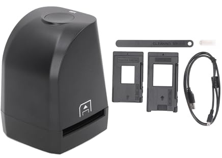 Escáner de película Gearwell de 8 MP, dispositivo de escaneo de enfoque fijo, escáner de película negativa de 35 mm y 135 mm, digitalizador de diapositivas en blanco y negro,