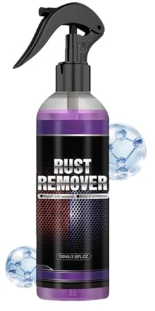 Genérico Eliminador De Óxido para Metal | Spray De 100 Ml con Larga Duración,Eliminador De Óxido para Coches En Spray - para Principiantes Y Familia Vehículos Interior Exterior Garaje Camión Y