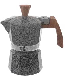 KASANOVA Caffettiera Stone in lega di alluminio, da 1 tazza grigio Tè e caffè