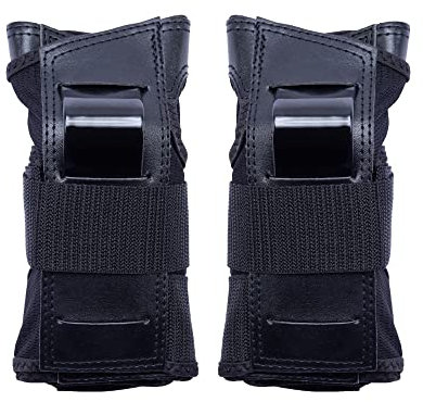 K2 Skates Unisex Inline Skates K2 Prime Wrist Guard Slim, Black - Blue, 30E1415.1.1.M