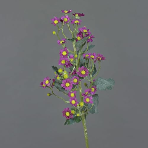 artplants.de Fake feverfew FEMKE, violet, 24/60cm, Ø0.6-0.8/1,5-2cm | Artificial flower/Fake flower