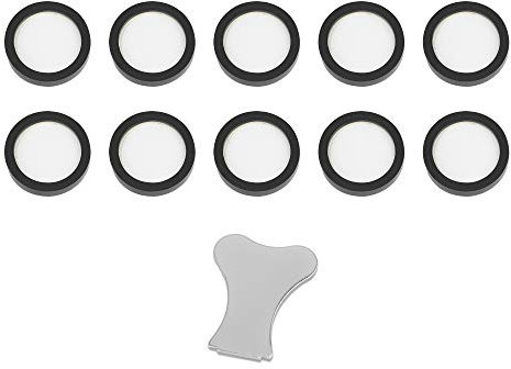 Mxmoonant 10 Stück Schallkopfscheiben 20 mm / 0,78 Zoll Ultraschall-Nebelmaschine und Zubehör für elektrische Kamine, gummigeschützt