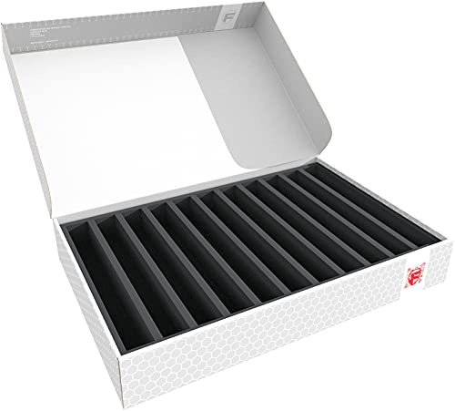 Feldherr Storage Box DSLB075 per modellini di Locomotive, vagoni e Veicoli ferroviari - 11 Slot per Lo scartamento H0 - Verticale