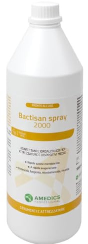 Disinfettante Attrezzi Chirurgici ed Estetici Bactisan Menta Rapido 1 lt. (AMED.002)