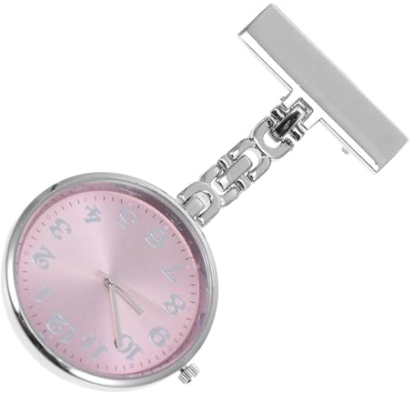 Fob Uhr Taschenuhr Ansteckuhr: Metall Brosche Personalisierte Krankenschwesteruhr Quarz Schwesternuhr Pflegeuhr Quarzuhr Pflege Pulsuhr für Kinder Arzt Damen Weihnachten Geschenke
