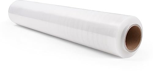 Inoverse Rouleau de film étirable transparent pour meubles et déménagements, palettes, film d'emballage en rouleau, matériau d'emballage, 50 cm/2 kg