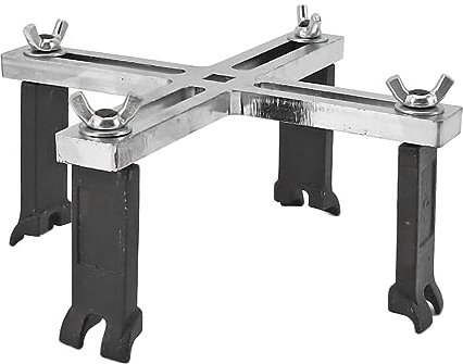 PerGar Kraftstoffpumpen-Entfernungswerkzeug, Verstellbares 4-Backen-Kraftstoffpumpen-Sicherungsring-Werkzeug, Kraftstoffpumpendeckel-Tankdeckelschlüssel, (Ohne Adapter)