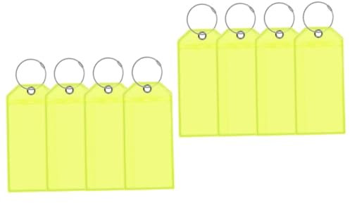 LALAFINA 8stücke Gepäckanhänger Fluoreszierendem Grünen Kofferlabel Für Einfache Identifikation Für Kreuzfahrten Und Flugreisen