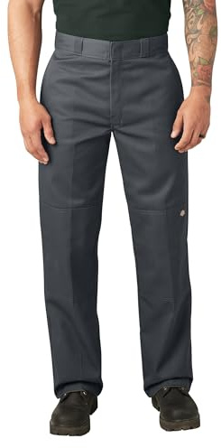 Dickies Loose Fit Double Knee Work Pants. Charcoal, 36 32