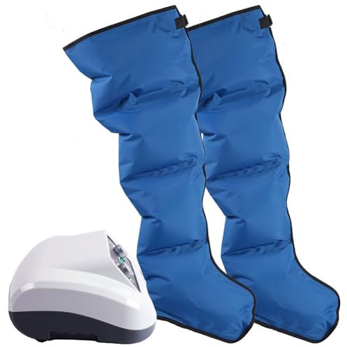 HAODING Massaggiatore Gambe Piedi, Stivali Pressoterapia, Apparecchio per Massaggio, Massaggio per I Piedi E Compressione dei Polpacci, Favorire La Circolazione Sanguigna E Rilassare Le Gambe