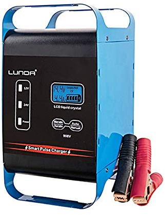Autobatterie Ladegerät,Batterie Ladegerät Auto 12V 40A 24V 20Amp Vollautomatische Ladegerät Batterie-Maintainer, Motorrad Auto Stromversorgung