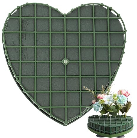 Schiuma Bagnata Per Fiori Freschi - Spugna In Schiuma Di Piante, Blocchi Di Schiuma Per Fiori | Blocchi Di Schiuma Per Fioristi A Forma Di Cuore, Verdi Per Composizioni Floreali, Forniture Di Design