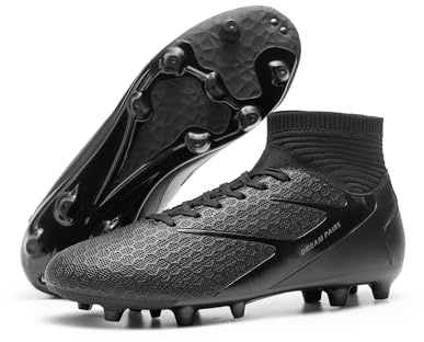DREAM PAIRS Fußballschuhe Herren Stollenschuhe | Stabil und griffig Gepolsterter Komfort Trainingsschuhe Professionelle Stollen Spikes Cleats Schnürsenkel Football Schuhe