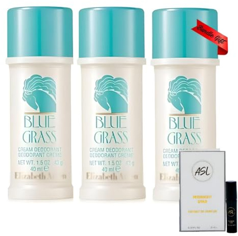ASL- Deodorant cream 1.5 oz Pack of 3 with bundle Travel size .07 oz Perfume Gift
