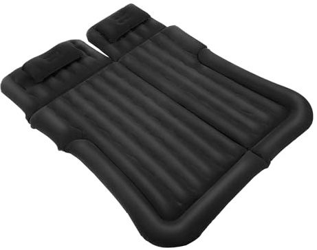MIUKYUI Materasso per auto, materasso ad aria SUV da campeggio con pompa ad aria, 170 x 120 cm, design pieghevole, materasso gonfiabile per auto, sedile posteriore, letto per campeggio, attività